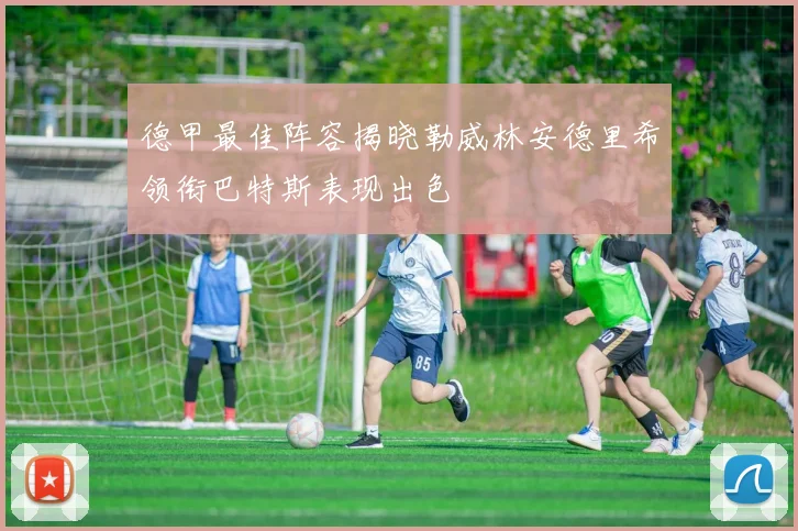 德甲最佳阵容揭晓勒威林安德里希领衔巴特斯表现出色