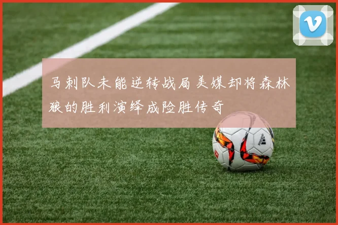 马刺队未能逆转战局美媒却将森林狼的胜利演绎成险胜传奇